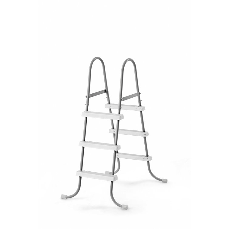 Intex Above Ground Pool Ladder w Intex 10 x 2.5 Foot Pool Set